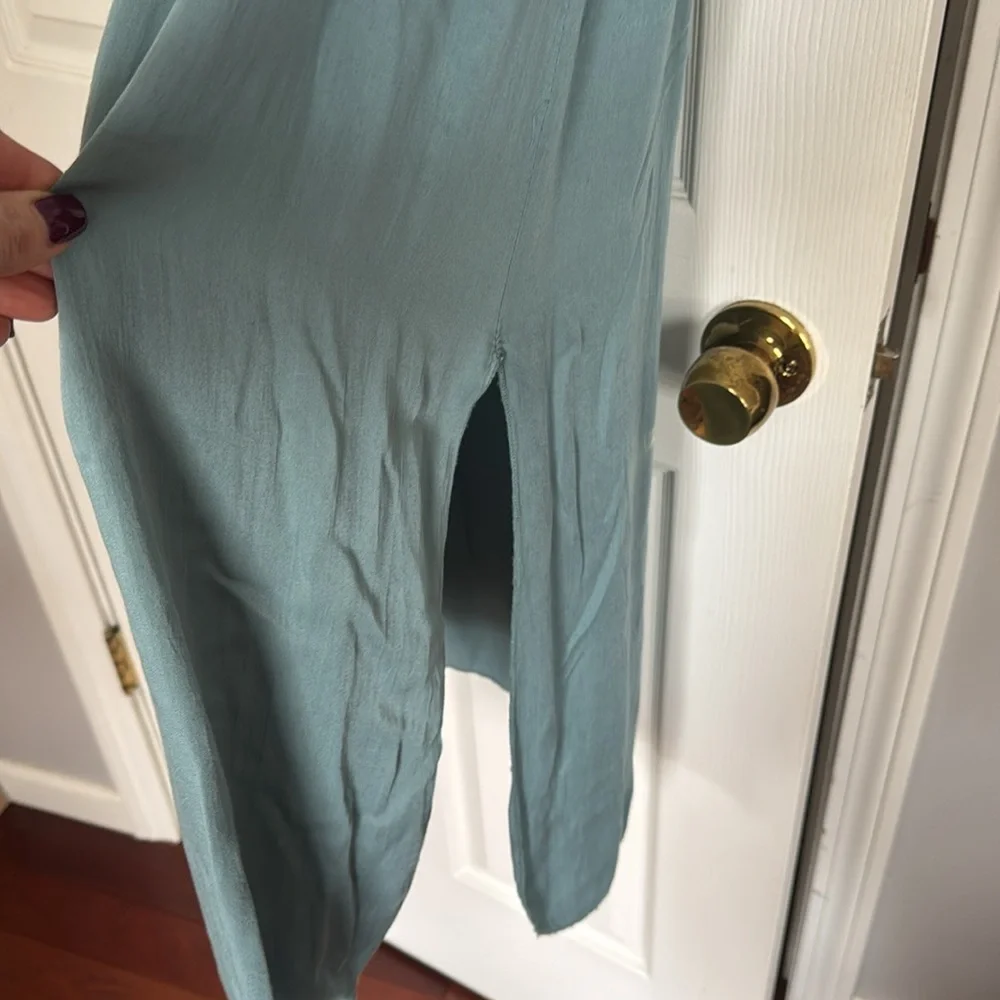Jade color summer dress - Picture 9 of 9